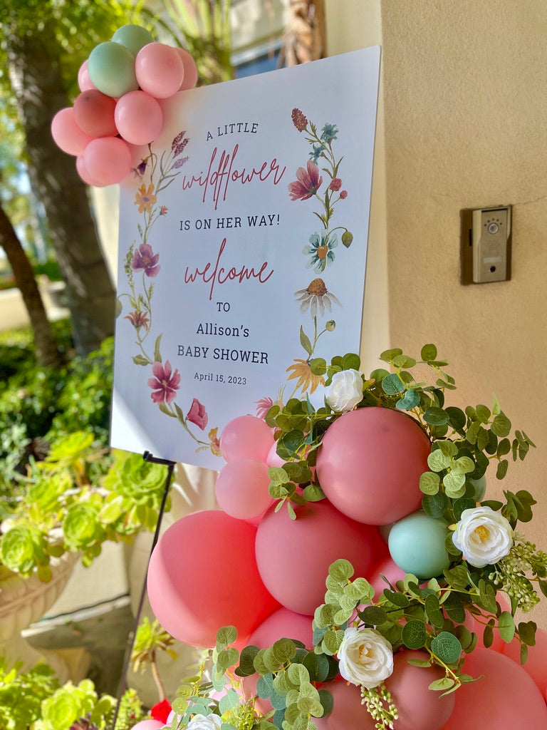 Baby in Bloom Balloon Garland Kit