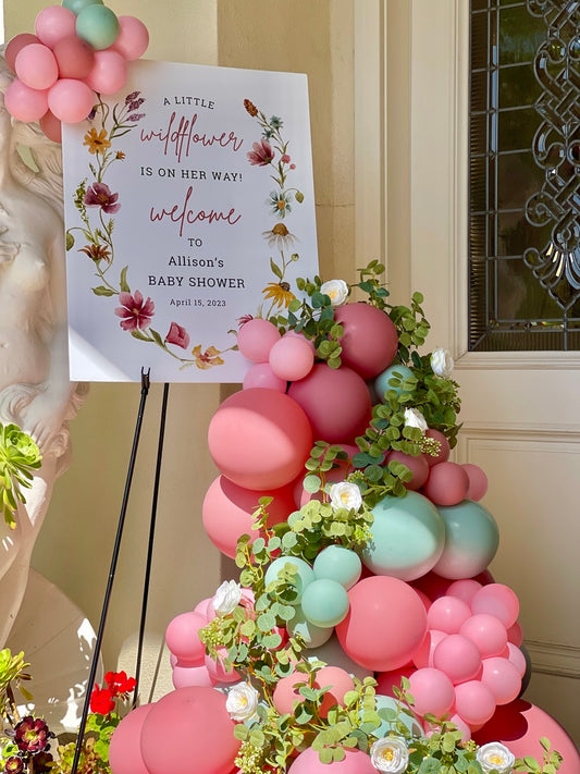 Baby in Bloom Balloon Garland Kit