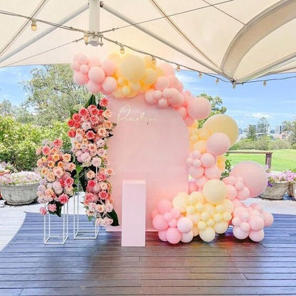 You are My Sunshine! Pastel Yellow and Pink Balloon Garland Kit