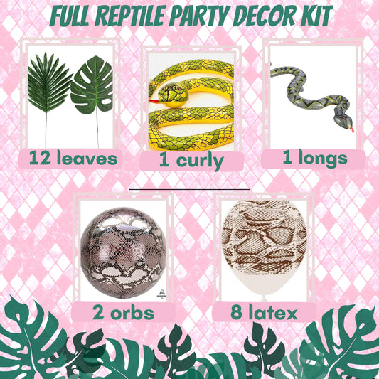 Reptile Party Decor Kit