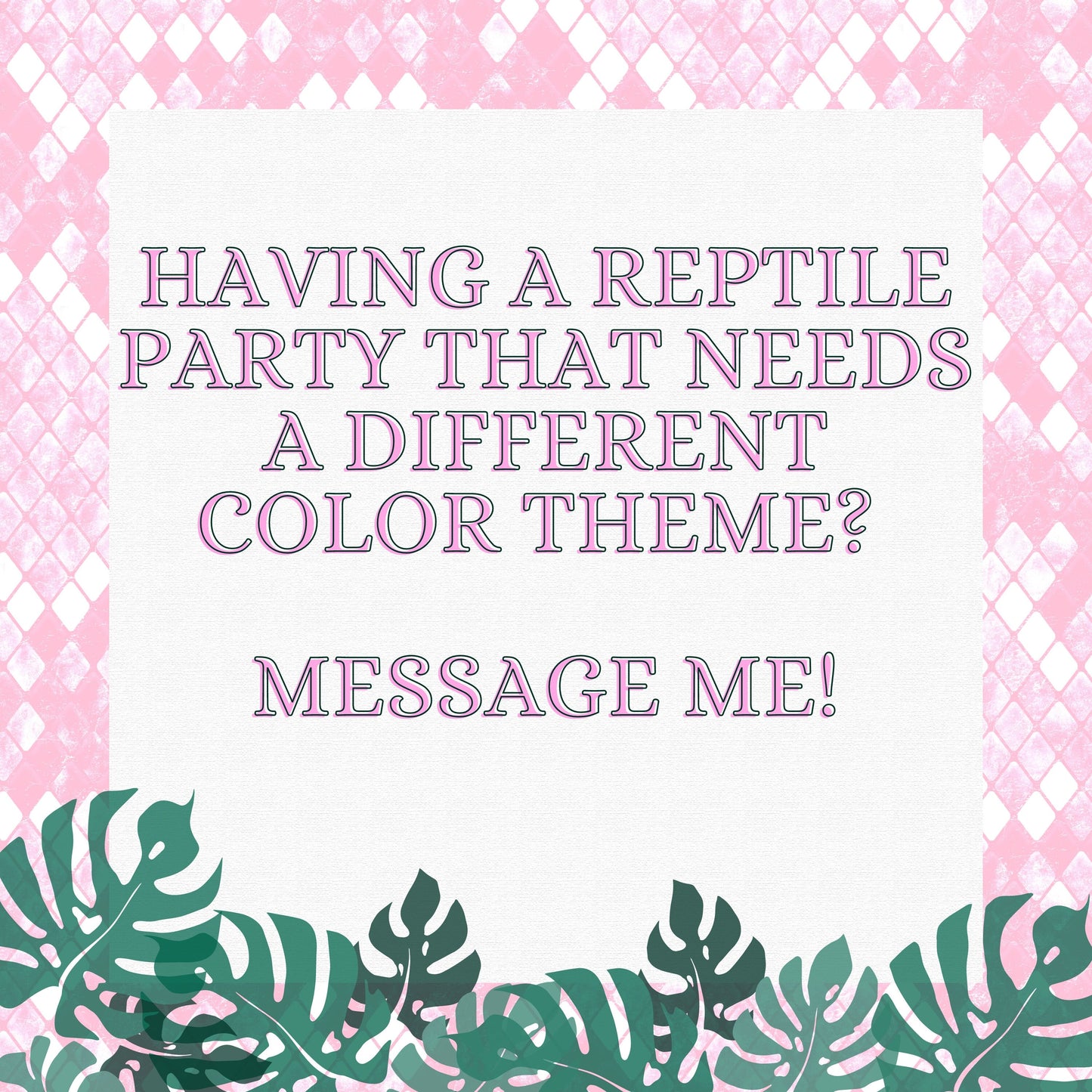 Reptiles and Snakes Balloon Garland Kit