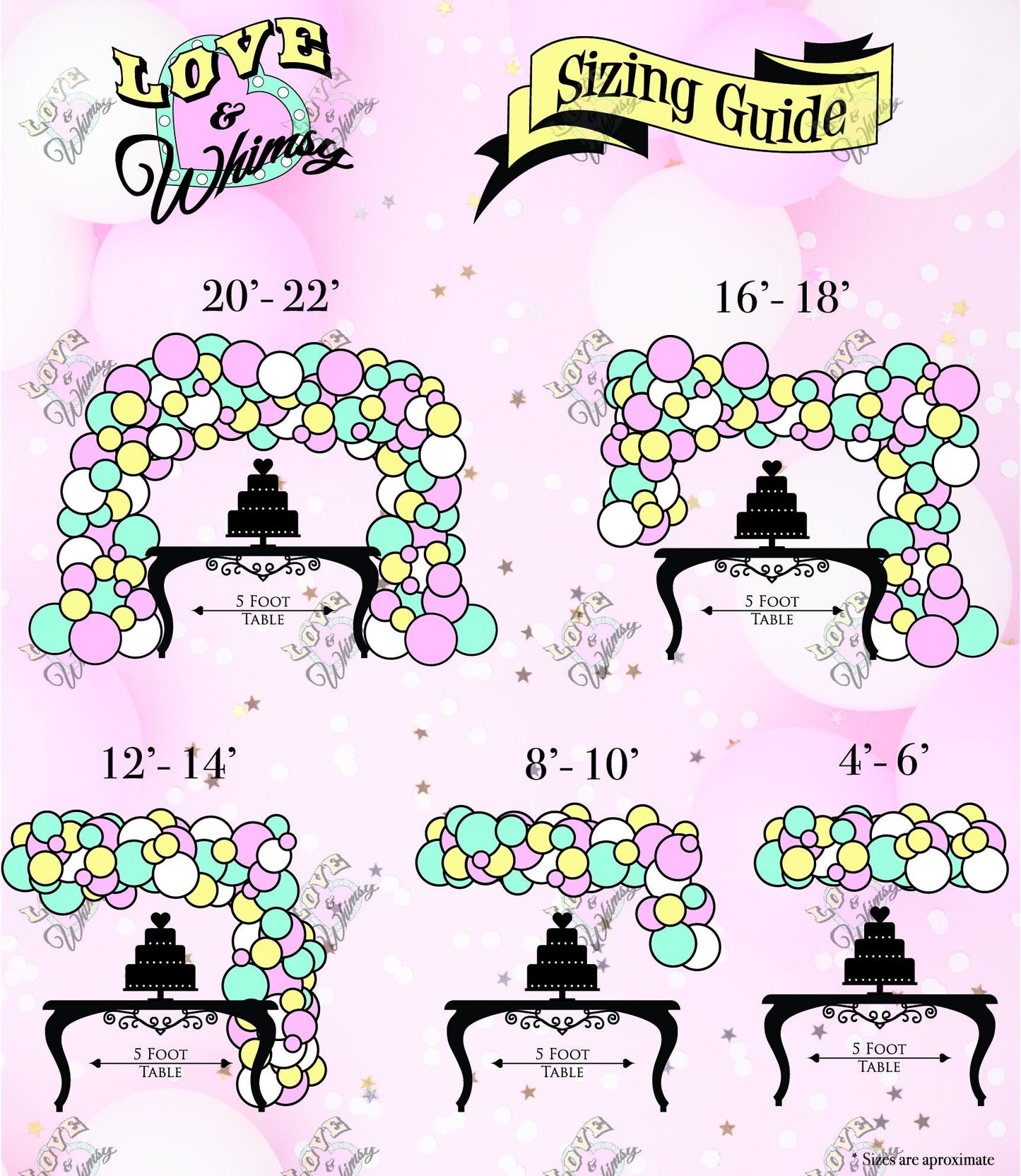 Choose Your Own Colors and Customize Your Balloon Garland Kit