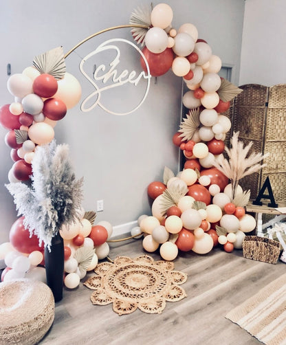 Rustic Terracotta Boho Balloon Garland Kit